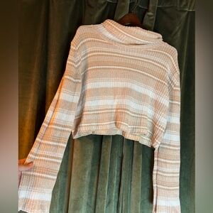 Urban Outfitters Striped Cropped Sweater